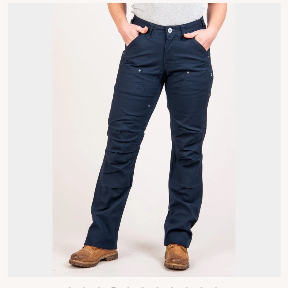 Dovetail Anna Taskpant size 12 / 30 in Uniform Navy Canvas